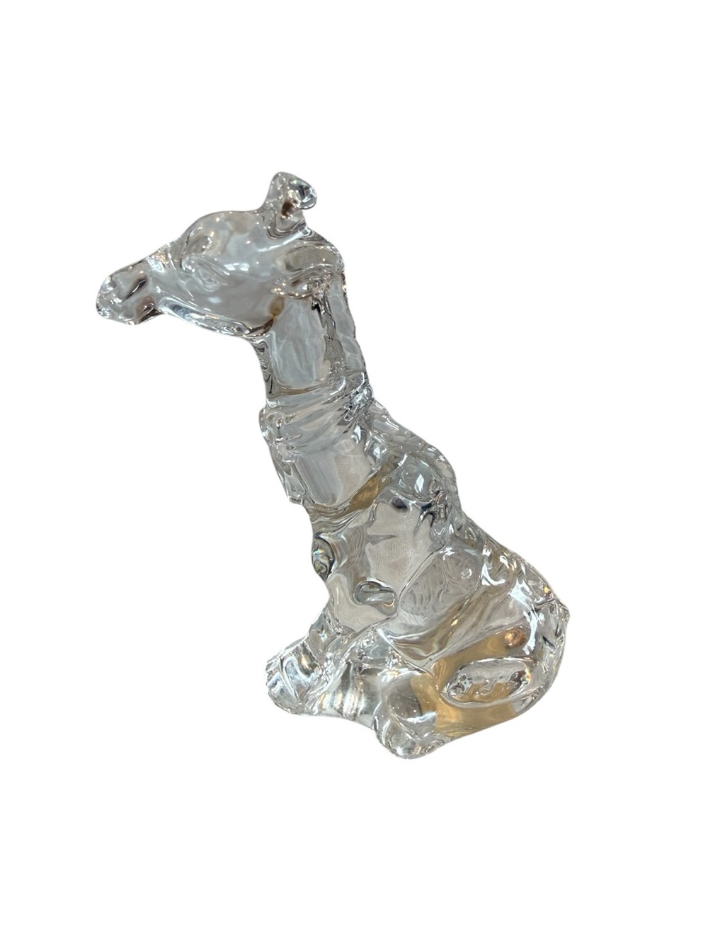 Princess House Crystal giraffe figure